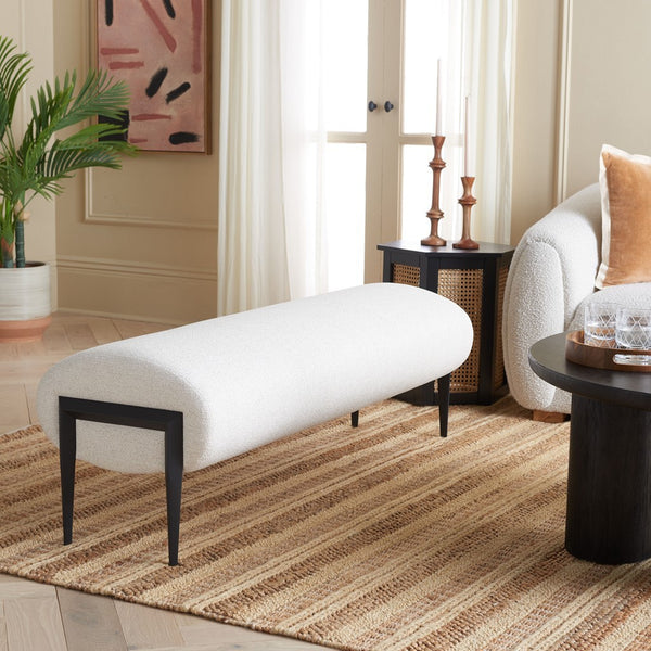 Safavieh Stacia Bench Cream / Black BCH3401A