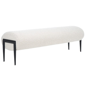 Safavieh Stacia Bench Light Beige / Black BCH3401B