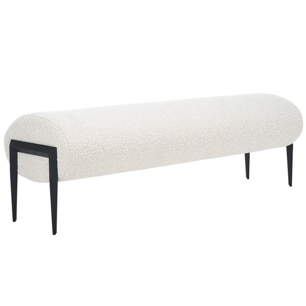 Safavieh Stacia Bench Light Beige / Black BCH3401B