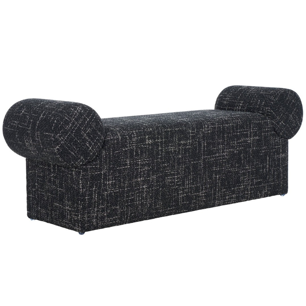 Safavieh Algernon Bench - Modern Upholstered Seating With Plush Comfort For Bedroom, Living Room & Hallway BCH3402A