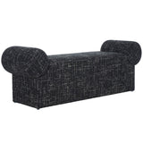 Safavieh Algernon Bench Black / White BCH3402A