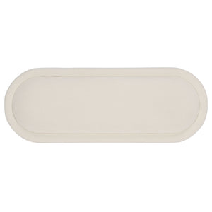 Safavieh Posner Bench - Elegant Ivory & Natural Rubberwood Design For Comfort And Style In Any Room Ivory ,Natural Wood,Foam,Fabric Bch3403a