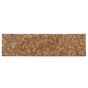 Safavieh Francisco Outdoor Bench Recycled Teak Wood Rustic Garden Patio Accent Seating BCH4003A