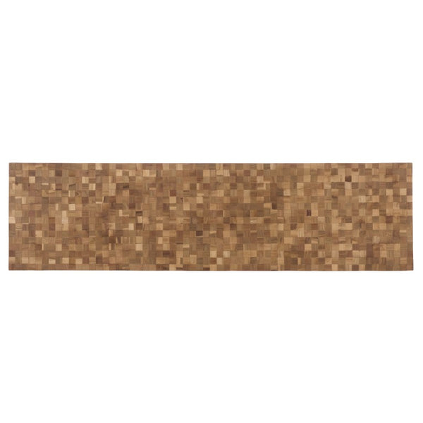 Safavieh Francisco Outdoor Bench Recycled Teak Wood Rustic Garden Patio Accent Seating BCH4003A