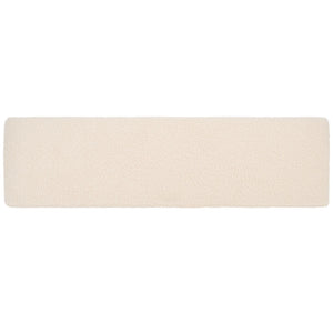 Safavieh Quentin Bench - Plush Faux Shearling Seating For Modern Interiors, Entryway, Or Bedroom Accent Off White / Black BCH4500A