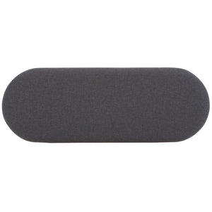 Safavieh Iona Open Shelf Bench W/Cushion XII23 Dark Grey / Walnut Mdf BCH5002C