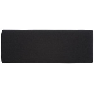 Safavieh Milligan Open Shelf Bench W/ Cushion XII23 Black / Black   Mdf BCH5003A