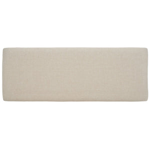 Safavieh Milligan Open Shelf Bench W/ Cushion XII23 Cream / Black   Mdf BCH5003B