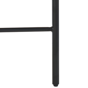 Safavieh Emric Elegant Cream And Black Bench With Padded Cushion – Stylish Comfort For Any Space Creme ,Black Wood,Metal,Fabric,Foam Bch5201a