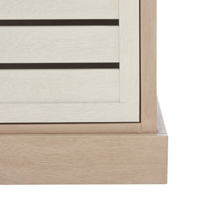 Safavieh Briar 3-Drawer Cushion Bench - Farmhouse Charm With Practical Storage For Entryway & Bedroom Decor Sand Frame / Distressed White Drawers BCH5700B