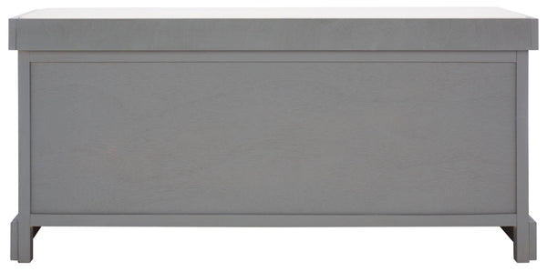 Safavieh Briar 3-Drawer Cushion Bench - Farmhouse Charm With Practical Storage For Entryway & Bedroom Decor Distressed Grey Frame / Sand Drawers BCH5700C