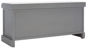 Safavieh Briar 3-Drawer Cushion Bench - Farmhouse Charm With Practical Storage For Entryway & Bedroom Decor Distressed Grey Frame / Sand Drawers BCH5700C