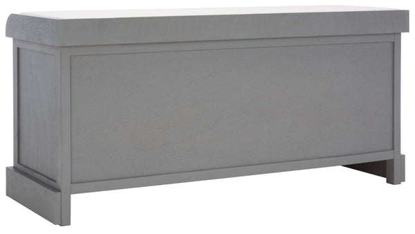 Safavieh Briar 3-Drawer Cushion Bench - Farmhouse Charm With Practical Storage For Entryway & Bedroom Decor Distressed Grey Frame / Sand Drawers BCH5700C