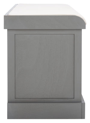 Safavieh Briar 3-Drawer Cushion Bench - Farmhouse Charm With Practical Storage For Entryway & Bedroom Decor Distressed Grey Frame / Sand Drawers BCH5700C