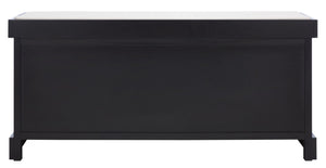 Safavieh Briar 3-Drawer Cushion Bench - Farmhouse Charm With Practical Storage For Entryway & Bedroom Decor Black Frame / Greige Drawers BCH5700E