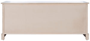 Safavieh Landers Contemporary 3-Drawer Storage Bench With Soft Sand Finish And Open Shelf For Organized Living BCH5701D