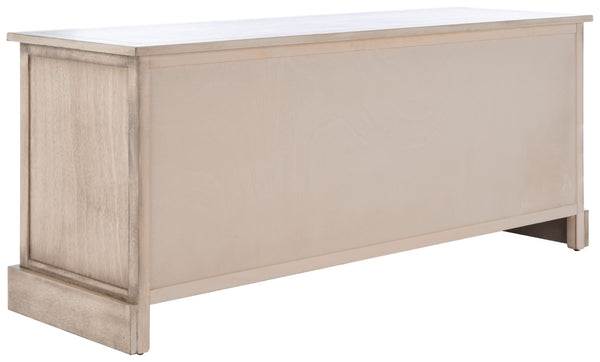 Safavieh Landers Contemporary 3-Drawer Storage Bench With Soft Sand Finish And Open Shelf For Organized Living BCH5701D