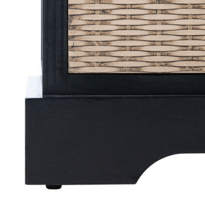 Safavieh Landers Versatile Storage Bench With Cushioned Seat For Entryways, Mudrooms, And Bedrooms Black BCH5702B
