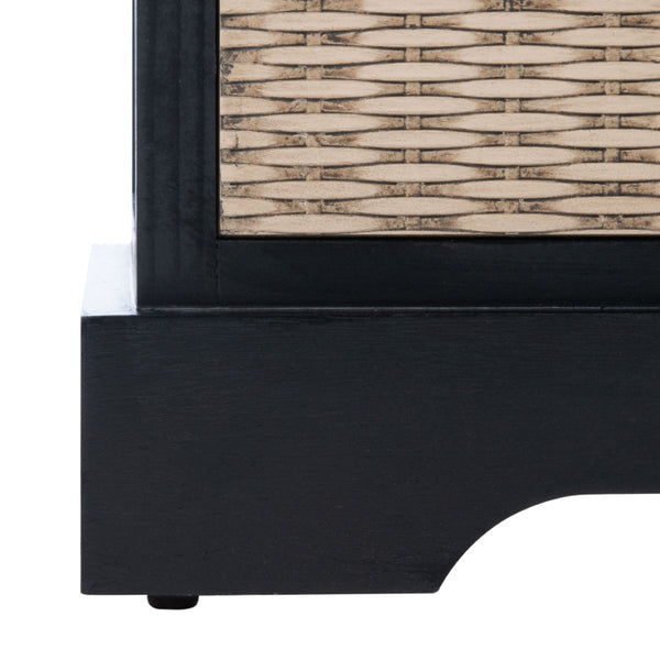 Safavieh Landers Versatile Storage Bench With Cushioned Seat For Entryways, Mudrooms, And Bedrooms Black BCH5702B