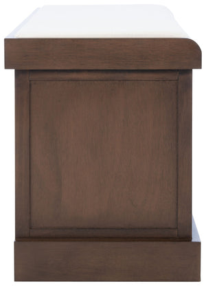 Safavieh Landers Versatile Storage Bench With Cushioned Seat For Entryways, Mudrooms, And Bedrooms Brown BCH5702C