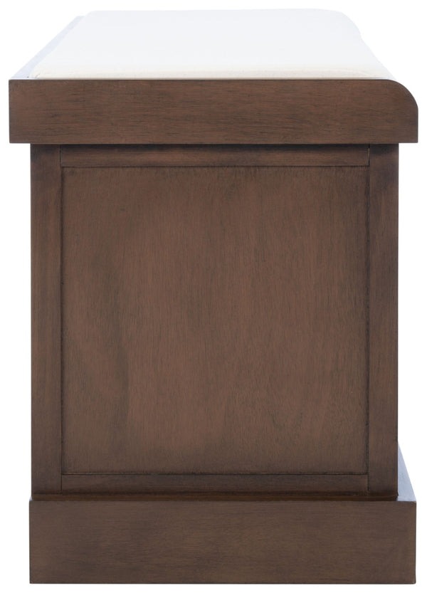 Safavieh Landers Versatile Storage Bench With Cushioned Seat For Entryways, Mudrooms, And Bedrooms Brown BCH5702C