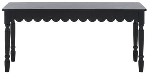 Safavieh Haven Wood Bench – Versatile Seating Solution For Entryways, Living Rooms, And Bedrooms With Style Matte Black , Wood Bch5704b