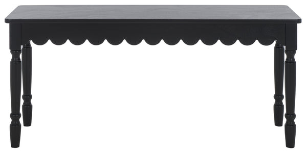 Safavieh Haven Wood Bench – Versatile Seating Solution For Entryways, Living Rooms, And Bedrooms With Style Matte Black , Wood Bch5704b