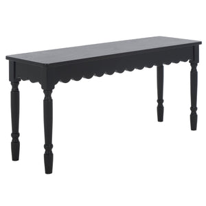 Safavieh Haven Wood Bench – Versatile Seating Solution For Entryways, Living Rooms, And Bedrooms With Style Matte Black , Wood Bch5704b