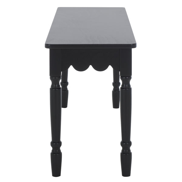 Safavieh Haven Wood Bench – Versatile Seating Solution For Entryways, Living Rooms, And Bedrooms With Style Matte Black , Wood Bch5704b