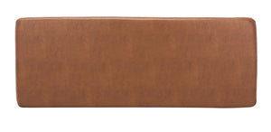 Safavieh Elise Rectangular Bench Brown Pu/Black BCH6302A