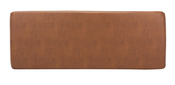 Safavieh Elise Rectangular Bench Brown Pu/Black BCH6302A