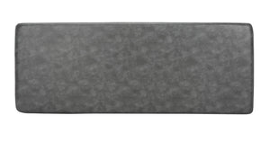Safavieh Elise Rectangular Bench - Stylish Transitional Seating For Living Room, Bedroom, Or Entryway Décor Grey Pu/Black BCH6302B