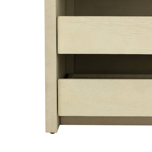 Safavieh Percy Storage Bench - Chic Belgian Design With Open Shelving For Entryway, Bedroom & Living Room Use White Wash/Beige Linen BCH6400B