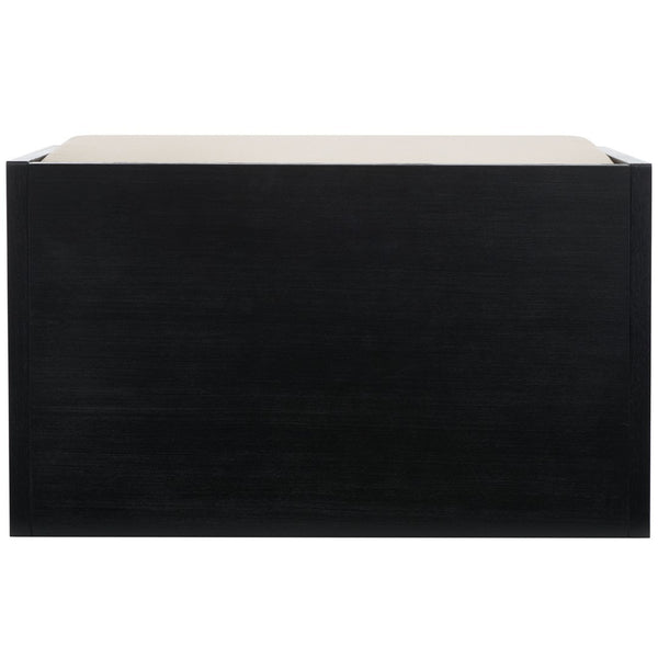 Safavieh Percy Storage Bench Black / Beige BCH6400E