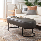 Safavieh Bellezza Oval Bench XII23 Grey Metal BCH6403A