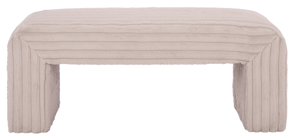 Safavieh Arihana Bench - Stylish Rubberwood Seating For Entryway, Living Room & Home Decor Enhancement Black Wood ,Foam ,Fabric Bch6405b