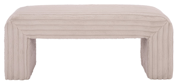 Safavieh Arihana Bench - Stylish Rubberwood Seating For Entryway, Living Room & Home Decor Enhancement Black Wood ,Foam ,Fabric Bch6405b