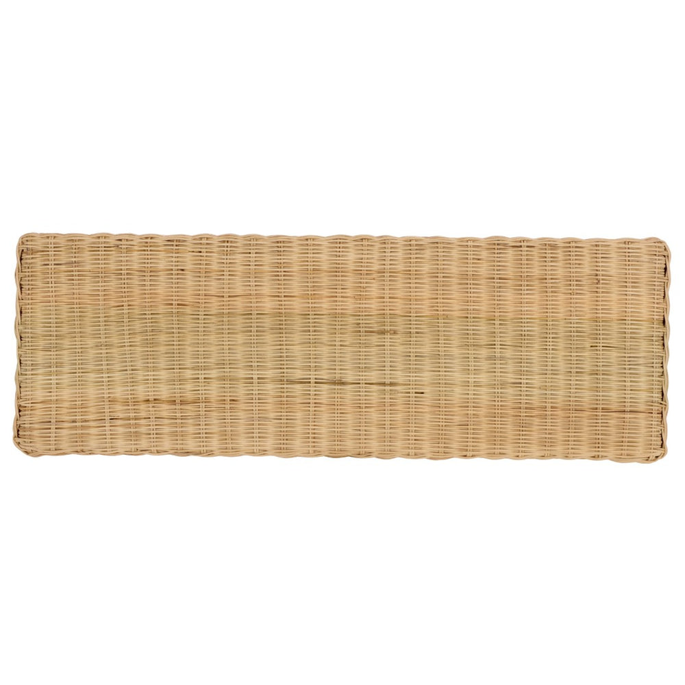 Safavieh SHAZZA Weaved Bench - Handcrafted Rattan & Mango Wood Seating, Perfect for Entryways & Living Rooms BCH6501A