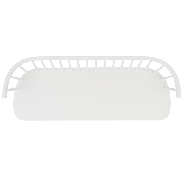 Safavieh Blanchard Spindle Bench XII23 White Rubber Wood BCH8500B