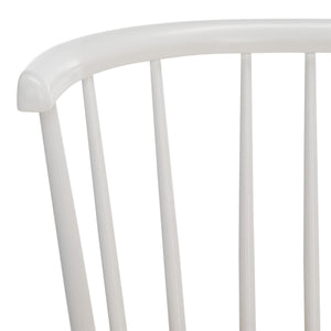 Safavieh Blanchard Spindle Bench Natural / White Rubber Wood BCH8500C
