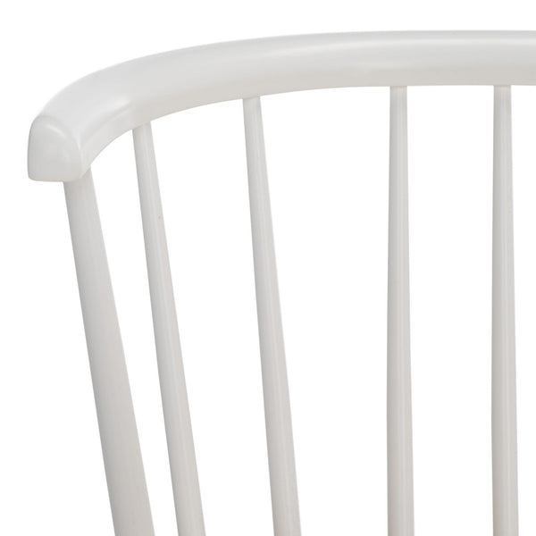 Safavieh Blanchard Spindle Bench Natural / White Rubber Wood BCH8500C