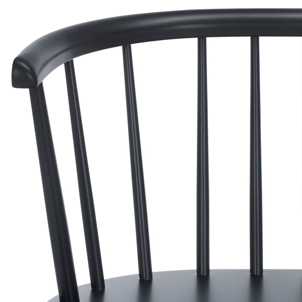 Safavieh Blanchard Spindle Bench In Matte Black - Timeless Elegance For Entryways, Dining Rooms & More Matte Black , Wood Bch8500d