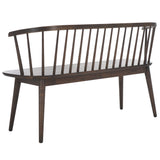 Safavieh Blanchard Spindle Bench BCH8500G Dark Walnut