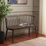 Safavieh Blanchard Spindle Bench BCH8500G Dark Walnut