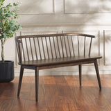 Safavieh Blanchard Spindle Bench BCH8500G Dark Walnut