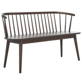 Safavieh Blanchard Spindle Bench BCH8500G Dark Walnut