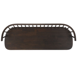 Safavieh Blanchard Spindle Bench BCH8500G Dark Walnut