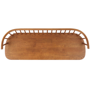Safavieh Blanchard Spindle Bench - Timeless Elegance In Solid Wood For Entryways, Dining Rooms, And Hallways Honey Wood Bch8500h