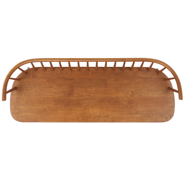 Safavieh Blanchard Spindle Bench - Timeless Elegance In Solid Wood For Entryways, Dining Rooms, And Hallways Honey Wood Bch8500h