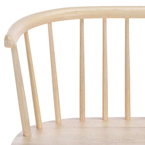 Safavieh Blanchard Spindle Bench - Timeless Elegance In Solid Wood For Entryways, Dining Rooms, And Hallways White Washed Wood Bch8500j